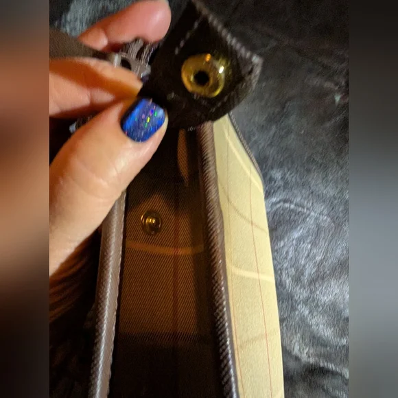 Burberry Nova Check Canvas Authentic Designer Clutch Bag Excellent COA - Picture 13 of 15